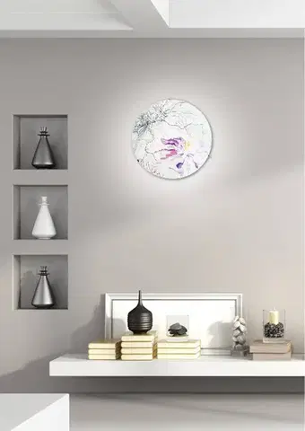 Stropní lampa s pružinou E27 fialová