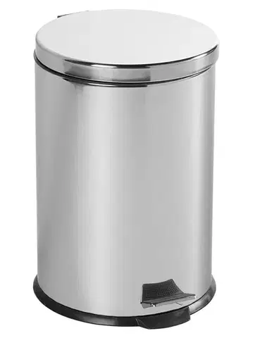 AQUALINE SIMPLE LINE odpadkový koš kulatý 20l, nerez lesk 27120
