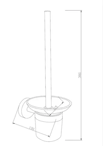 MEXEN Loft WC štětka chrom 7012650-00