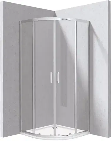 DEANTE Funkia Evo čtvrtkruh sprchový kout s vaničkou, 80x80 cm KYPP0088P