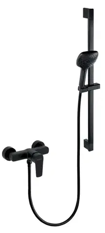 NOVASERVIS Koupelnová sada sprchová Metalia 58, černá 58061KIT,5