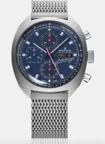 EDOX Sportsman Chronograph Automatic Fangio Limited Edition 01132-3BU-BUGN