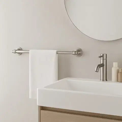 REA Koupelnový věšák 16101 Aristo Brush Nickle REA-98501