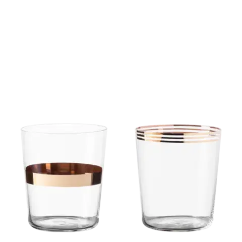 Poháry Tumbler 440 ml, set 12 ks - 21st Century Glas Lunasol META Glass - W0081