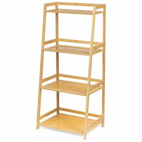 Koupelnový regál WABISABI LADDER 4, bambusový