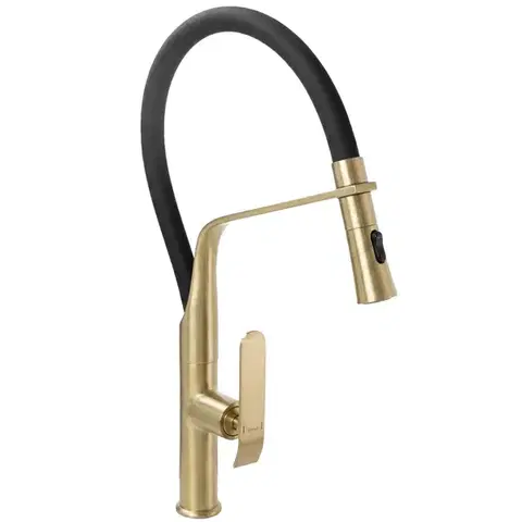 REA Kuchyňská baterie CASTOR gold brush REA-B4321