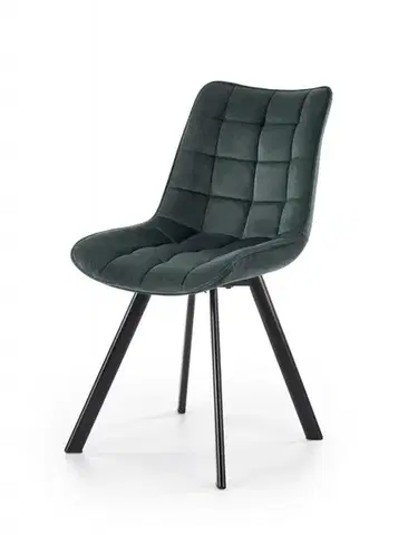 HALMAR Designová židle Mirah tmavě zelená