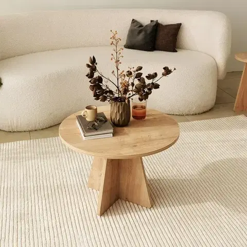 Konferenční stolek Mushroom - Sapphire Oak