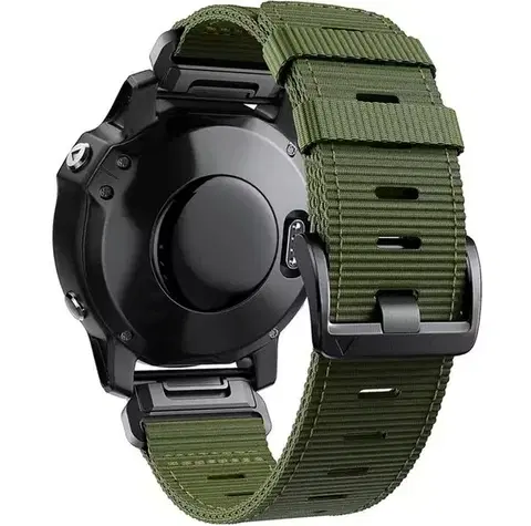 Řemínek pro Garmin QuickFit 22mm, Nylonový Zelený