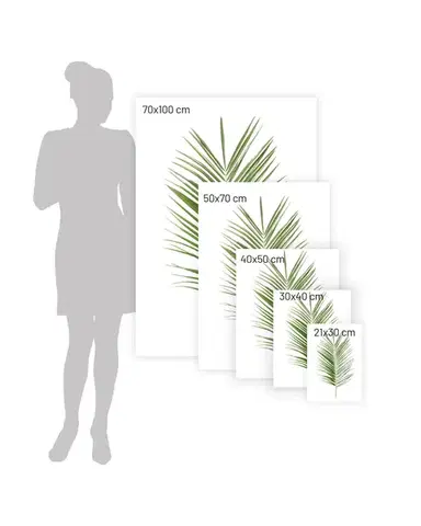Plakát Palm Leaf Green