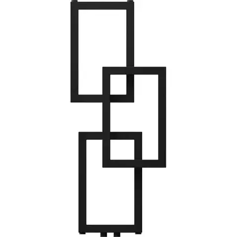 MEXEN Grid otopný žebřík/radiátor dekorativní 870 x 360 mm, 209 W, černá W215-0870-360-00-70