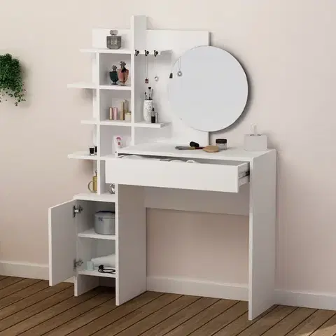 Kosmetický stůl Mup White