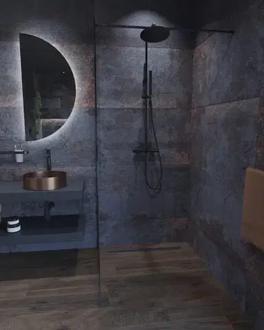 Sprchová zástěna Walk-in 110 cm SAT SATBWI110PRC SATBWI110PRC
