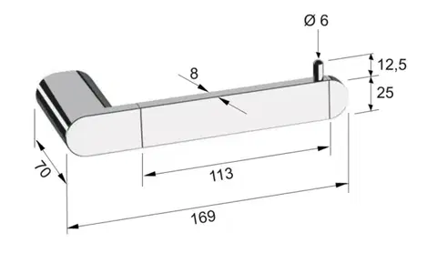 SAPHO FLORI držák toaletního papíru, chrom RF017