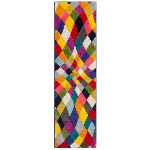 Flair Rugs, Běhoun Spectrum Rhumba Multi, 66x300, vícebarevná, chodba / předsíň