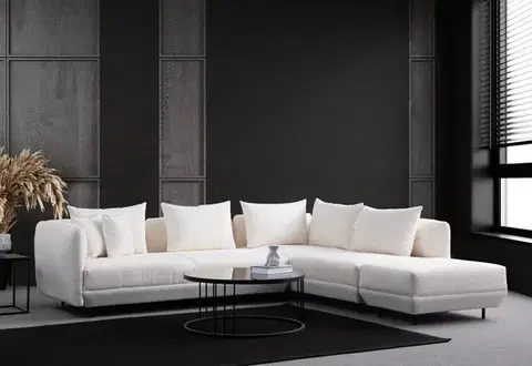 Rohová sedací souprava Floransa - White