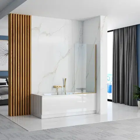 REA Vanová zástěna Elegant 70 zlatá REA-W5600