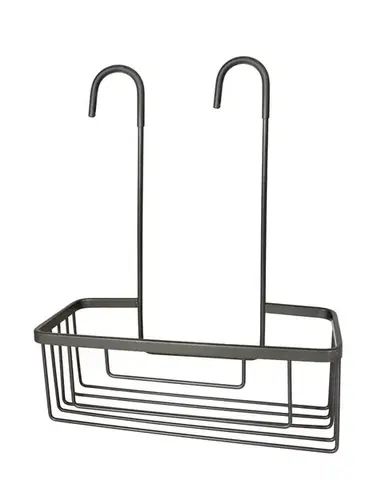 Gedy SMART polička do sprchy závěsná, na baterii, 300x375x120 gun metal 248981