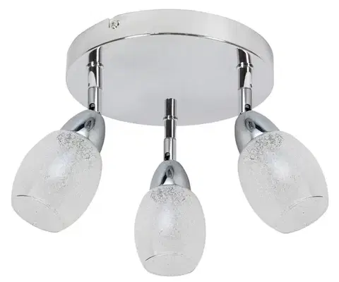 LED stropní svítidlo SMD 3x6W 34cm RICO CHROM