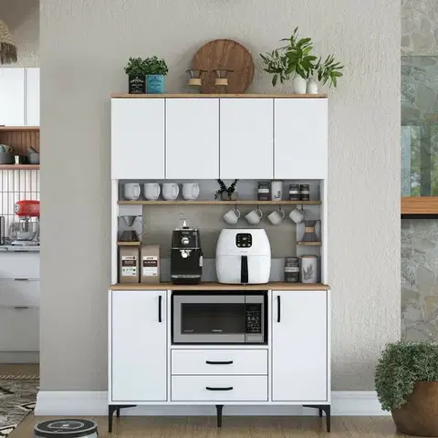 Skříň Jedy Walnut and White