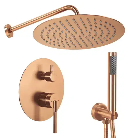 REA Podomítková sprchová sada Argon Brush Copper  + BOX REA-P4330