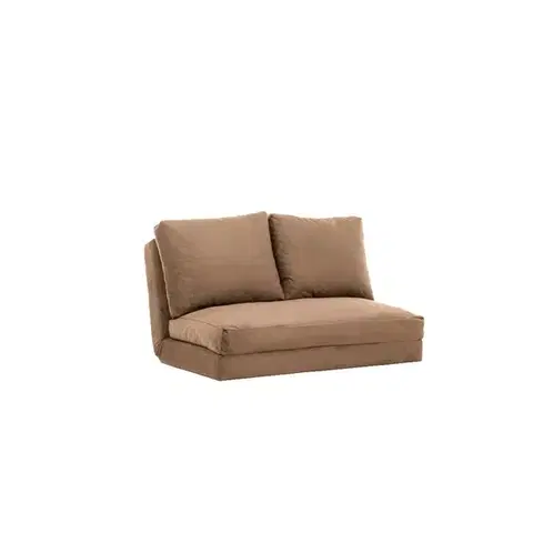 Dvoumístná rozkládací pohovka Taida - Light Brown