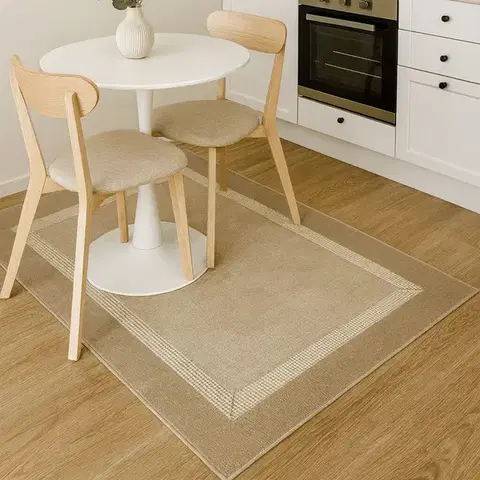 Hanse Home, Kusový koberec Basic 102498, 200x290, béžová, chodba / předsíň