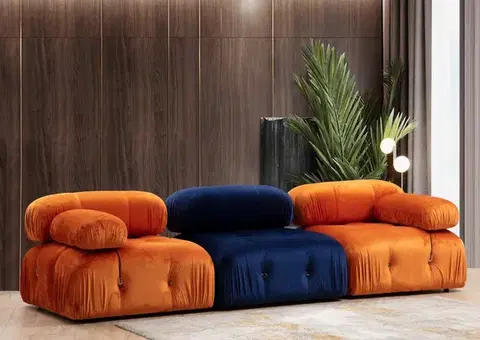 Křeslo / Jednomístná pohovka Bubble L1 - Orange