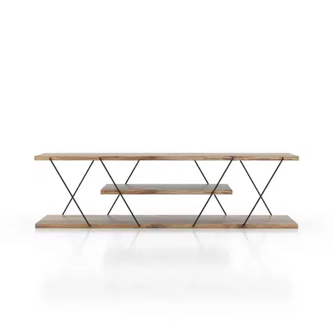 TV stolek Canaz v2 - Black, Walnut