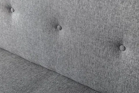 Trojmístná rozkládací pohovka Zola - Light Grey