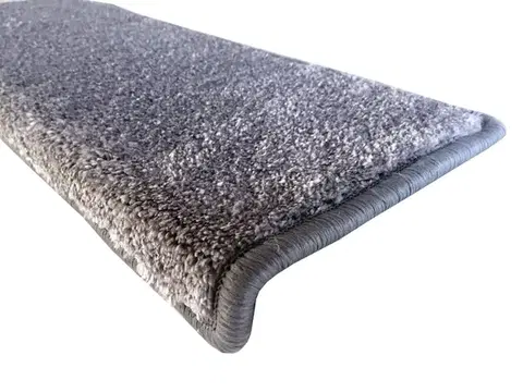 Vopi Nášlapy na schody Apollo Soft šedý obdélník - 24x65 obdélník (rozměr včetně ohybu)
