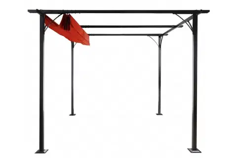 Pergola se stahovací střechou 3x3 m Dekorhome
