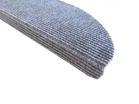 Vopi Nášlapy na schody Quick step šedý půlkruh, samolepící - 24x65 půlkruh (rozměr včetně ohybu)