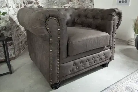Chesterfield křeslo MIDAS Dekorhome