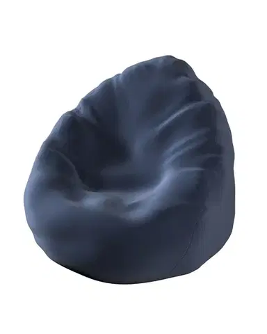Sedací vak barva tmavě modrá látka sametová
