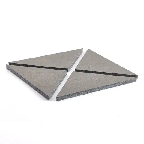 Akustický panel PATTERN, 600x600x40 mm, bal. 4 ks, světle hnědý