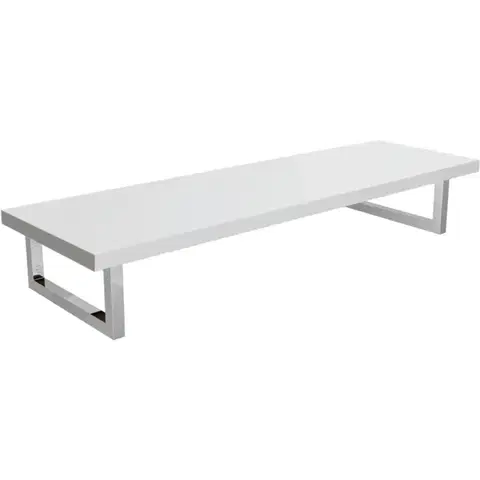 CERANO Deska pod umyvadlo Navira Pro + 2 konzole pod desku bílá matná 100x3,6x46  CER-606060