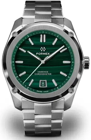 Formex Essence FortyOne Automatic Chronometer Malachite Steel Bracelet 0334.1.6690.100