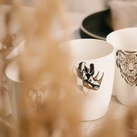 Šálek 360 ml Nosorožec — Flow Solatelier Africa - 493264