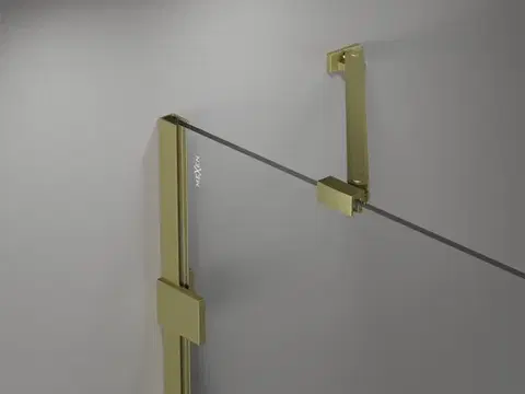 MEXEN UNI konzole úhlová 35 cm 1 ks zlatá kartáčovaná 830-09-55