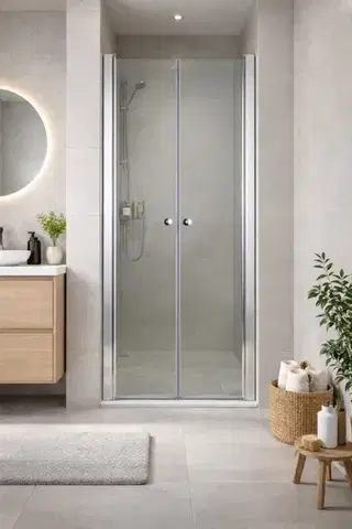 OLSEN SPA Sprchové dveře VITORIA NEW Barva rámu Hliník leštěný, Rozměr A 70 , Směr zavírání Univerzální Levé / Pravé, Výplň Čiré bezpečnostní sklo 6 mm OLBENW102670CC