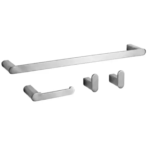REA Sada koupelnových doplňků Mati Brush Nickel 4 díly REA-06604