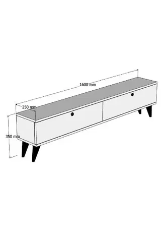 TV stolek Paris - Anthracite