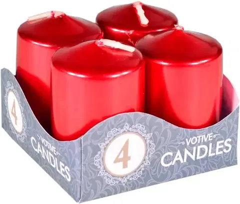 ADMIT - Svíčka adventní 4ks červená