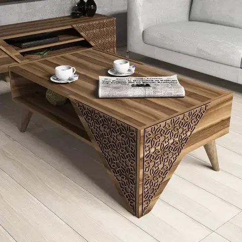 Konferenční stolek Beril - Walnut