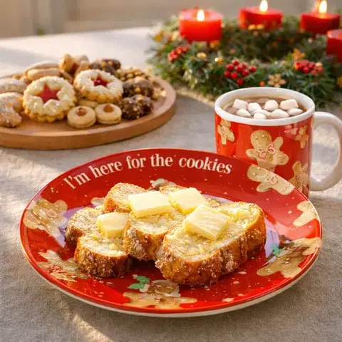 Dětská sada hrnku a talíře Cookies