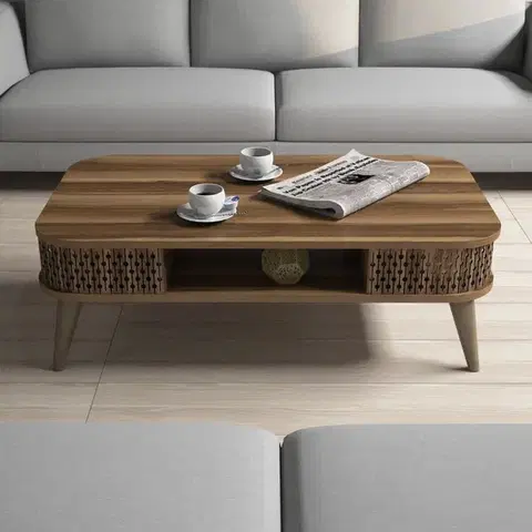 Konferenční stolek Eylül - Walnut