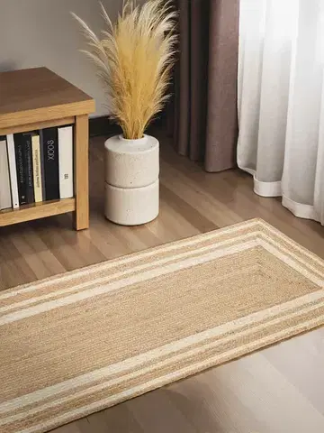 Hanse Home, Běhoun Looma 106301 Natural Gold Ivory, 80x250, béžová, chodba / předsíň