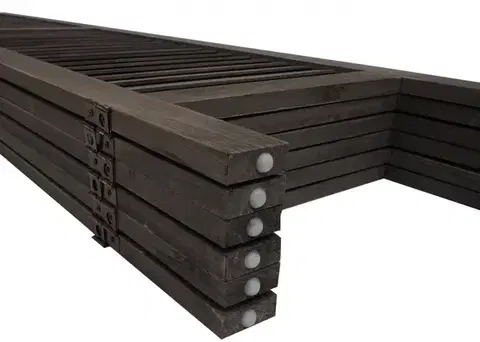 Dřevěný paraván Dekorhome