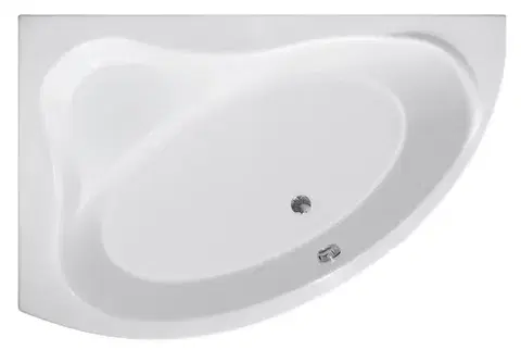 AQUALINE ORAVA vana 150x90x38cm, levá, bílá G1590